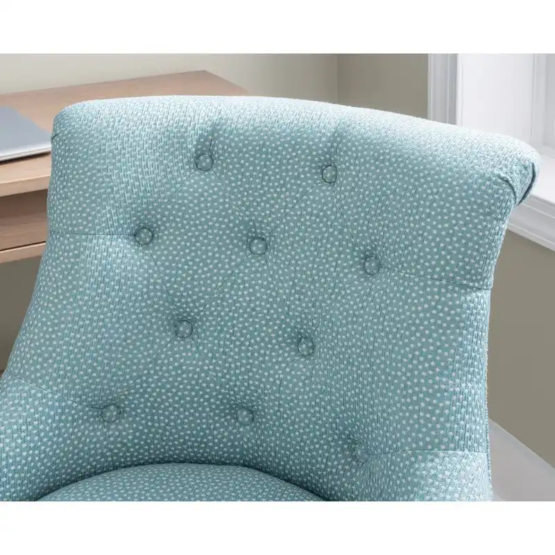 Bond Blue Speckled Upholstered Office Chair