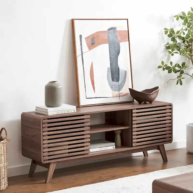 Mopio Ensley 59 Mid-Century Modern Tall TV Stand