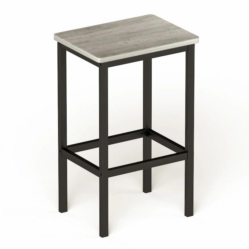 Square Bar Table with 2 Bar Chairs