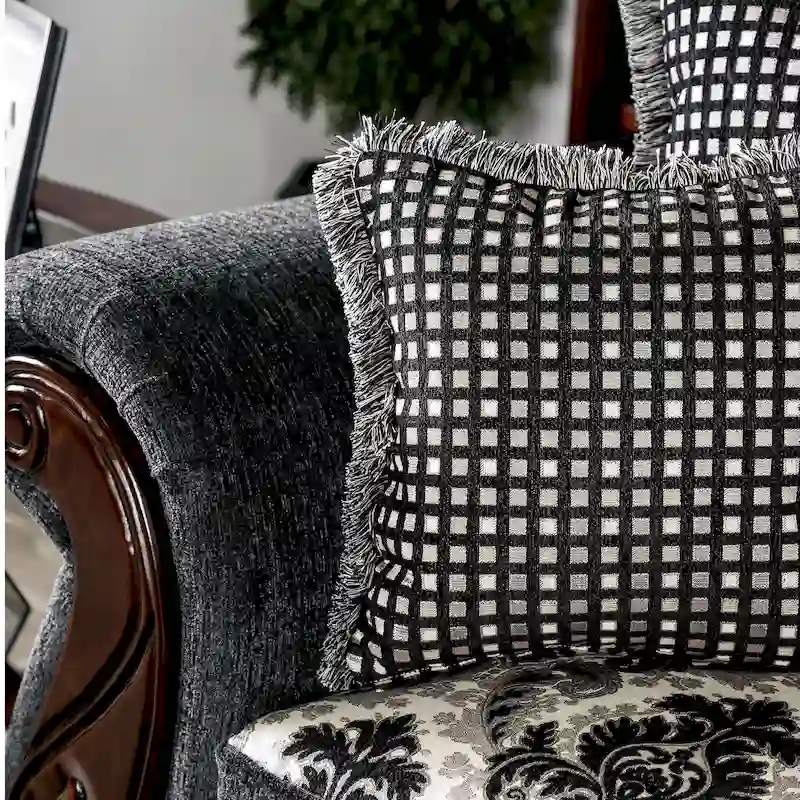 Mansuri Traditional Chenille Rolled Arms 2-Piece Sofa Set by Gracewood Hollow