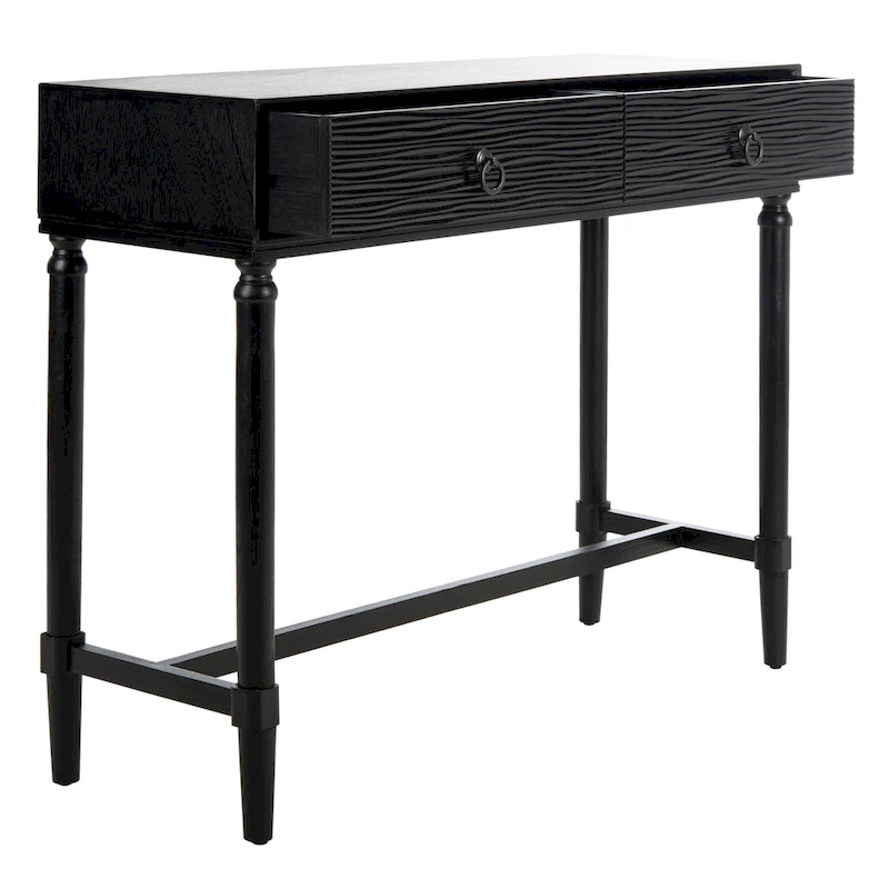 SAFAVIEH Barbra 2-Drawer Console Table - 35.5 W x 13 L x 29.5 H - 36Wx13Dx30H