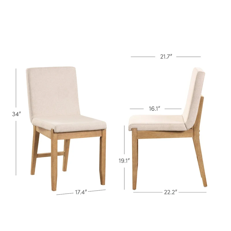 Gracie Modern Dining Chair, Upholstered Accent Dining Chair
