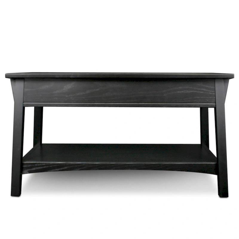 Leick Home Mission Two Drawer Coffee Table with Shelf