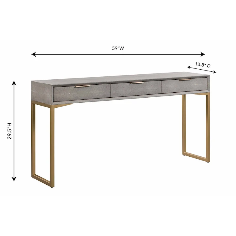 Shagreen Console