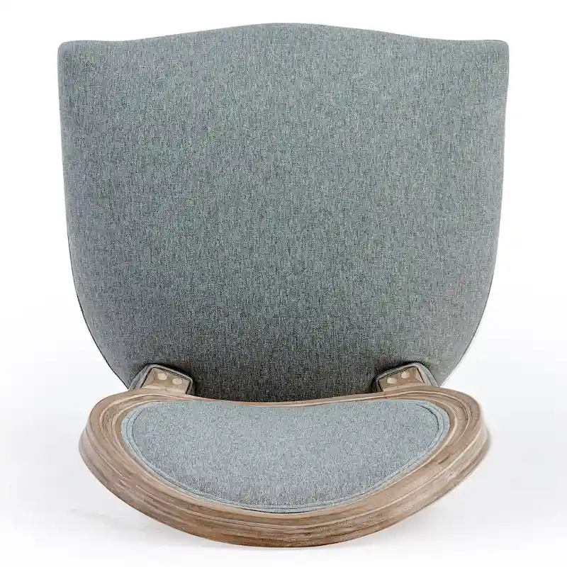 CO-Z King Louis XVI Upholstered Dining and Side Chairs, Set of 2