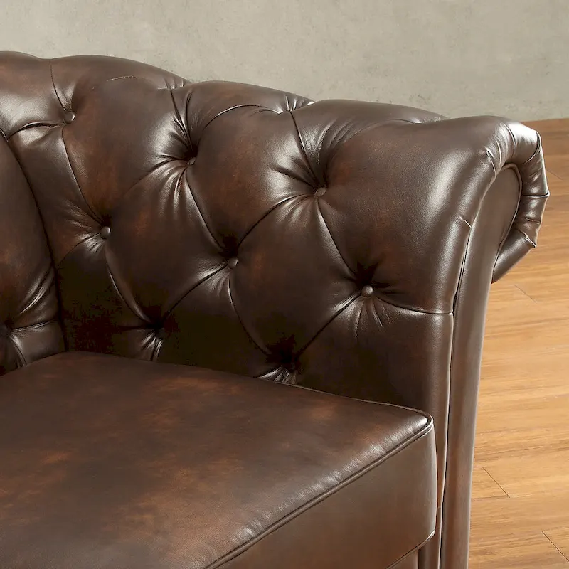 Knightsbridge Chesterfield L-shaped Sectional by iNSPIRE Q Artisan