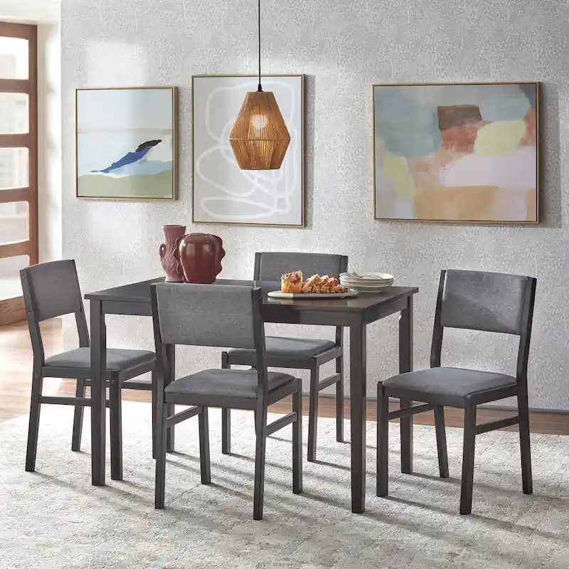Simple Living Jules 5-piece Solid Wood Dining Set