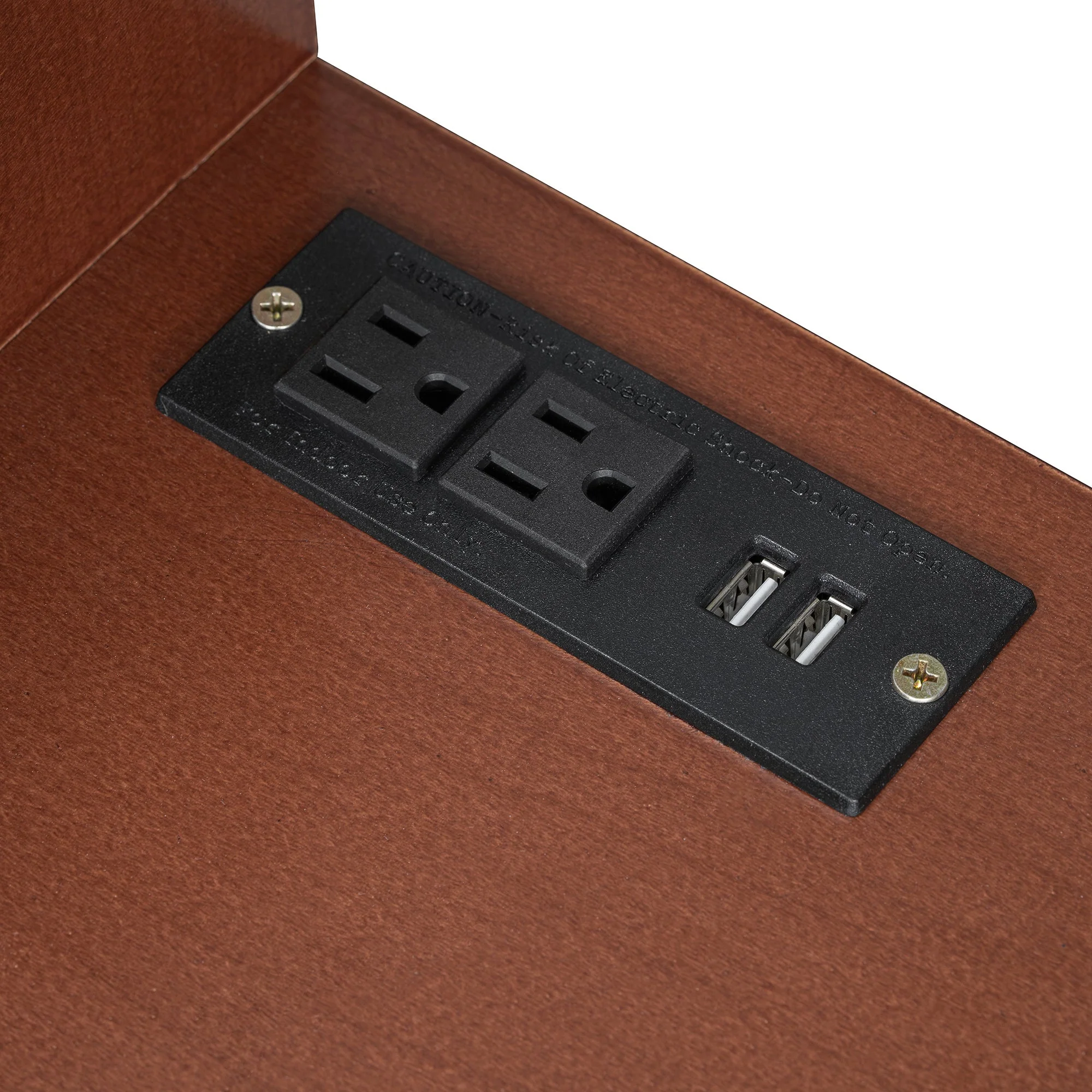 Walker Edison | Modern Makeup Vanity Desk with Drawers