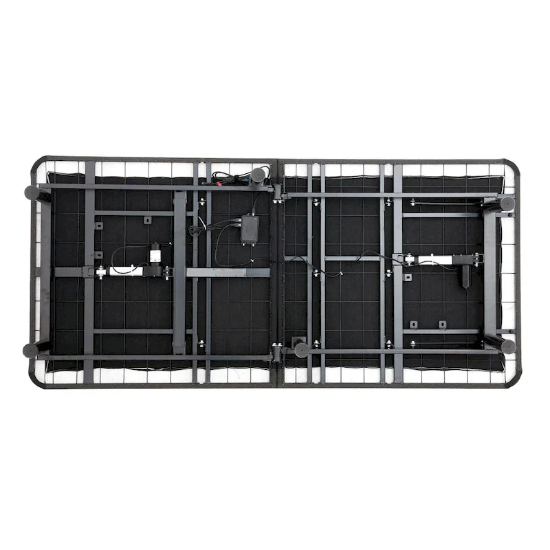 Bridgevine Home Quick Assembly Adjustable Bedframe with Voice Activated Controls