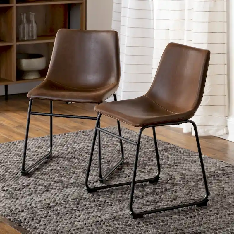 Faux Leather Dining Chair (Set of 2)