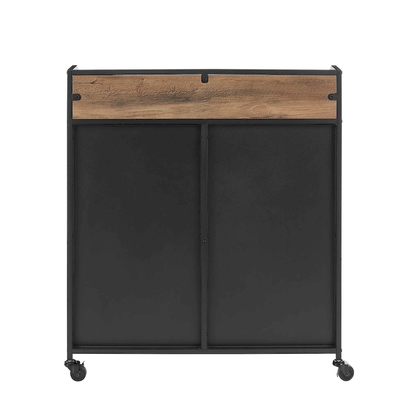 Middlebrook Pierpont Industrial Mesh Bar Cabinet