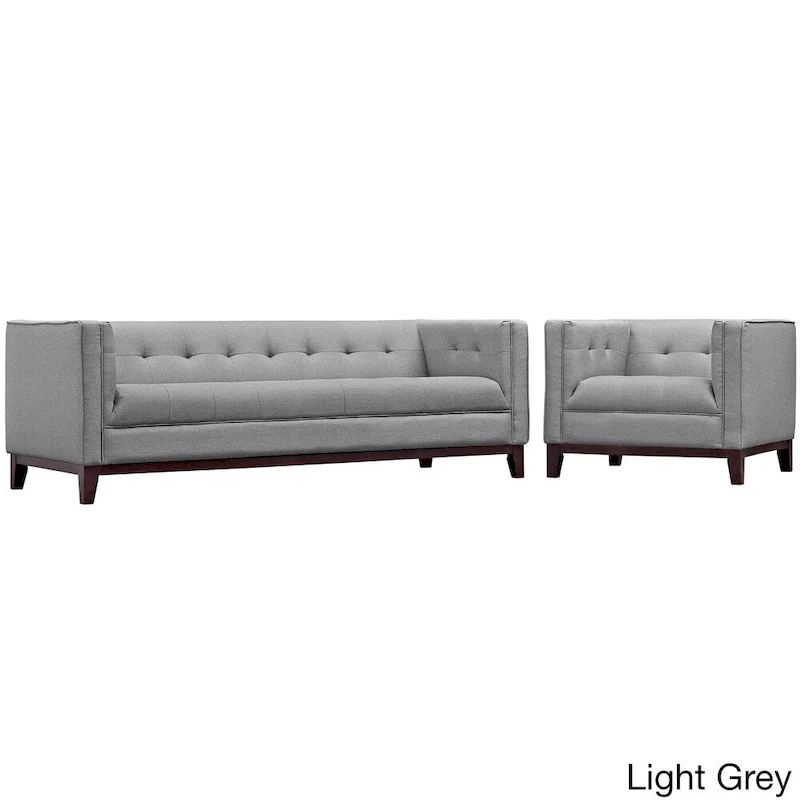 Serve Tufted 2-Piece Living Room Furniture Set