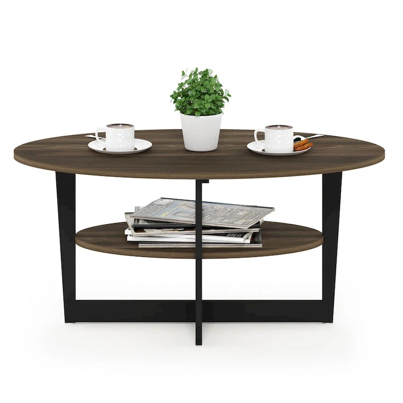 Furinno JAYA Oval Coffee Table