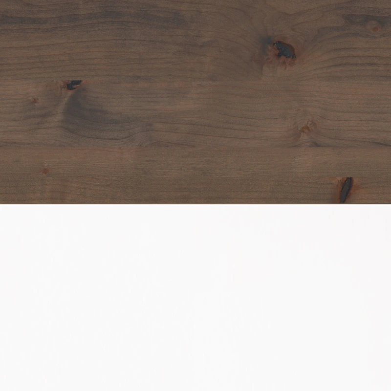 Bridgevine Home Modern Farmhouse 24 inch Side Table, No Assembly Required, Two-Tone Finish