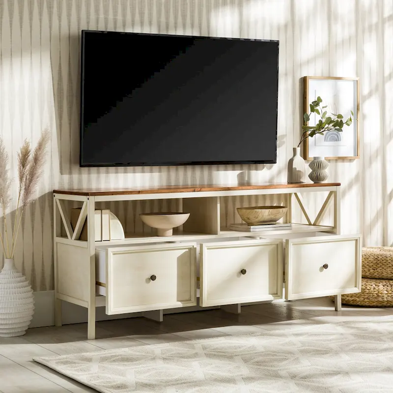 Middlebrook 60-inch Rustic 3-Drawer TV Stand