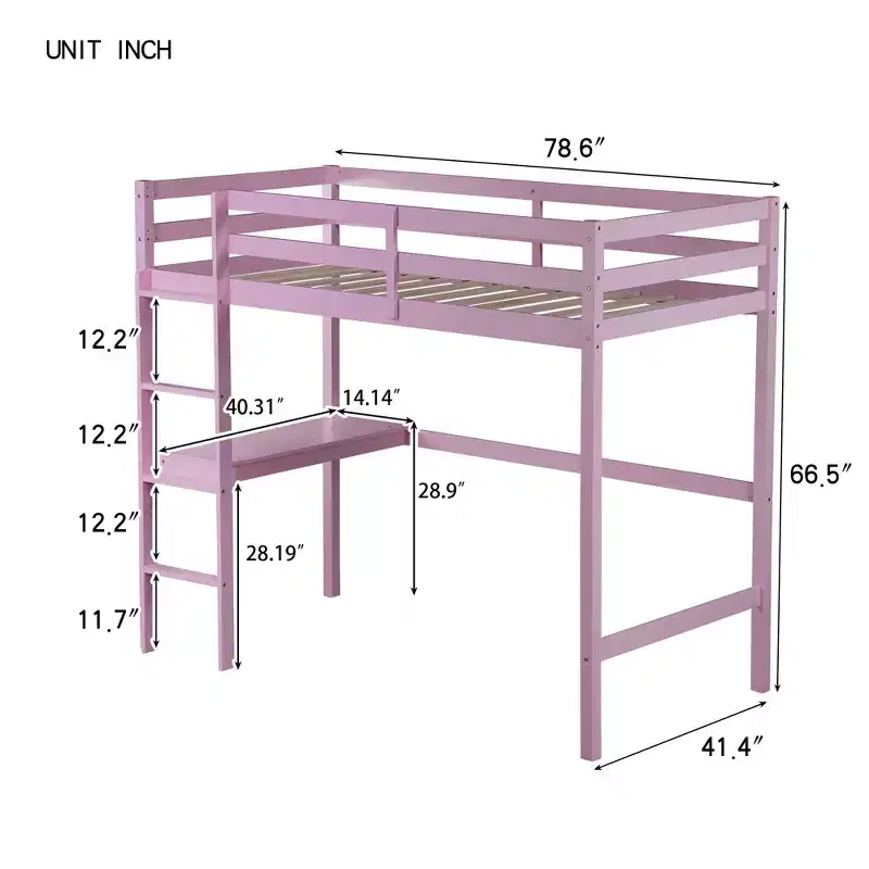 MAYEERTY Twin Bed Frame Upholstered Faux Leather Kid-Friendly No Box Spring Needed