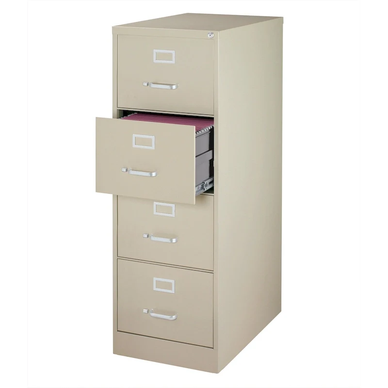Hirsh 26.5D 4-drawer Legal Size Commercial Vertical File Cabinet