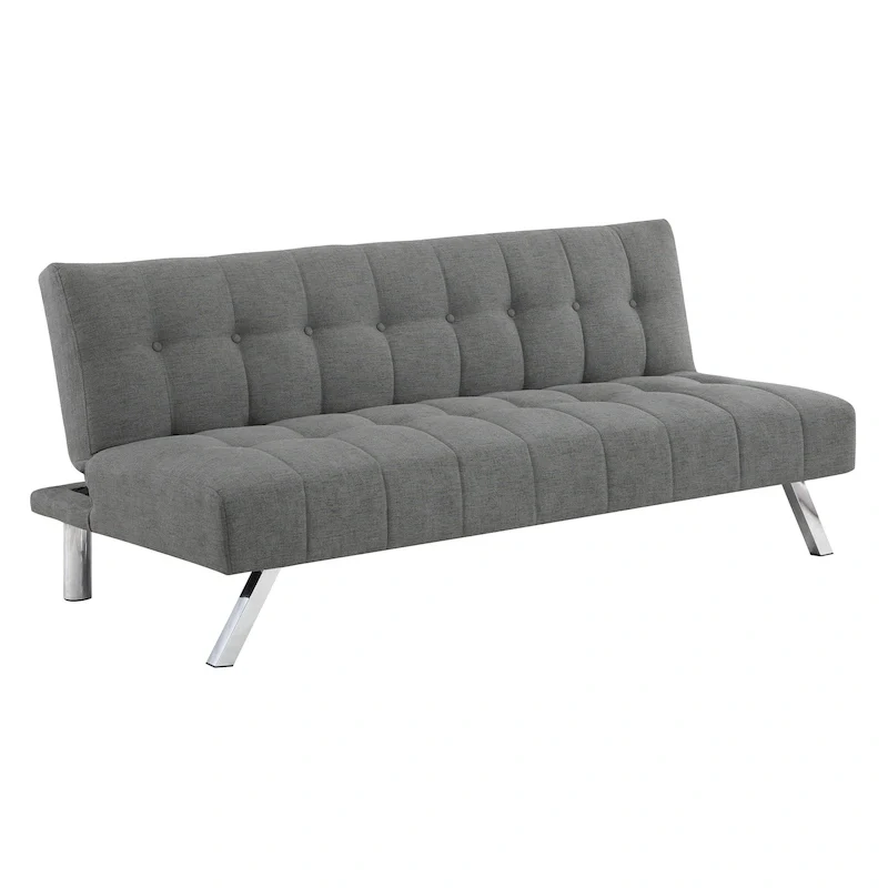 Futon with Stainless Steel Legs