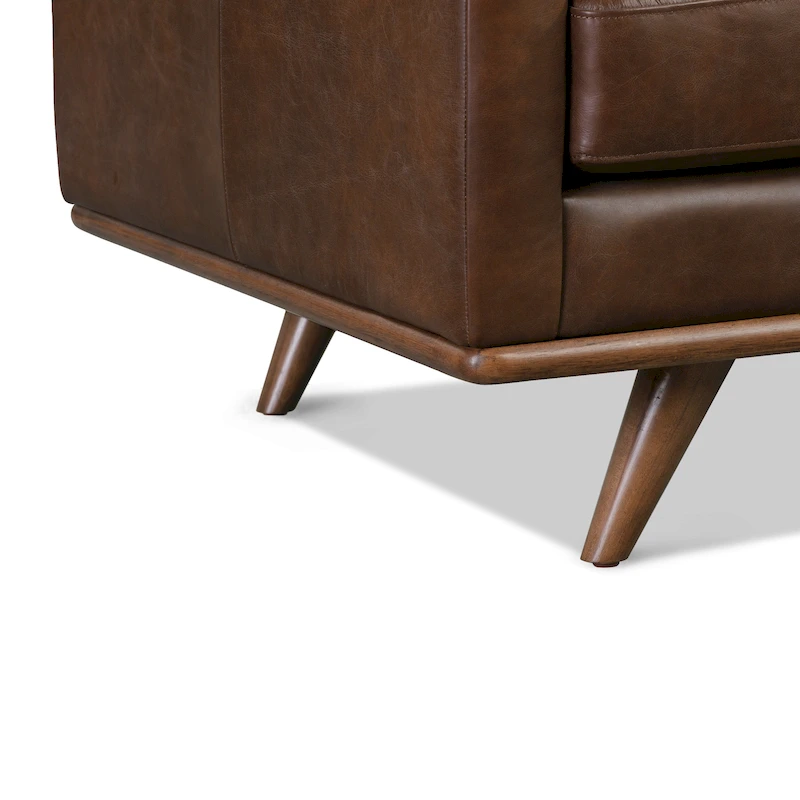 Poly & Bark Nolita 85 Sofa - Full Grain Genuine Italian Leather