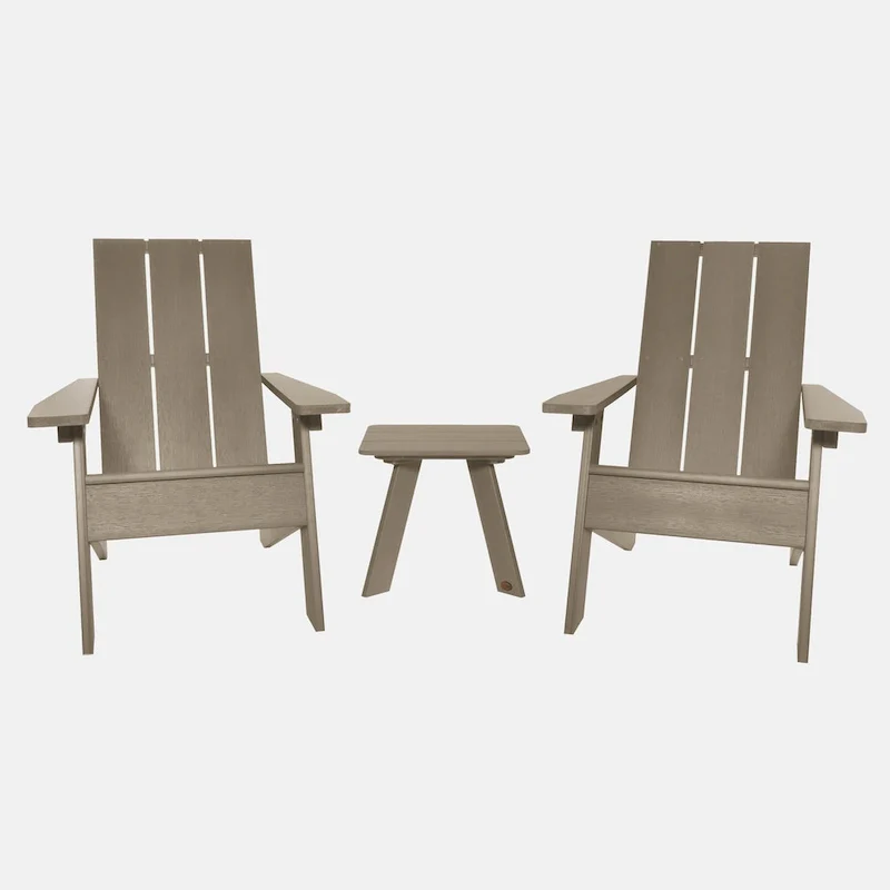 HIGHWOOD 3-piece Adirondack Chairs and Side Table Set