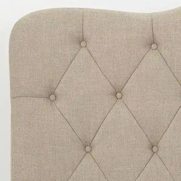 Simple Living Tessa Traditional Upholstered Button Tufted Queen Headboard