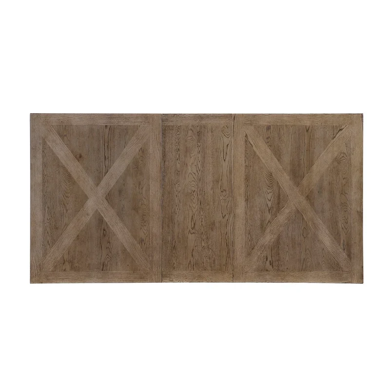 Roundhill Furniture Birmingham Nailhead 8-Piece Table with Nail Head Bench and Arm Chair Dining Set, Driftwood