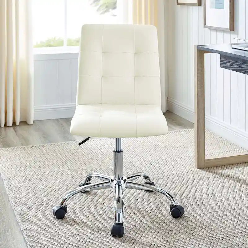 Armless Mid Back Office Chair