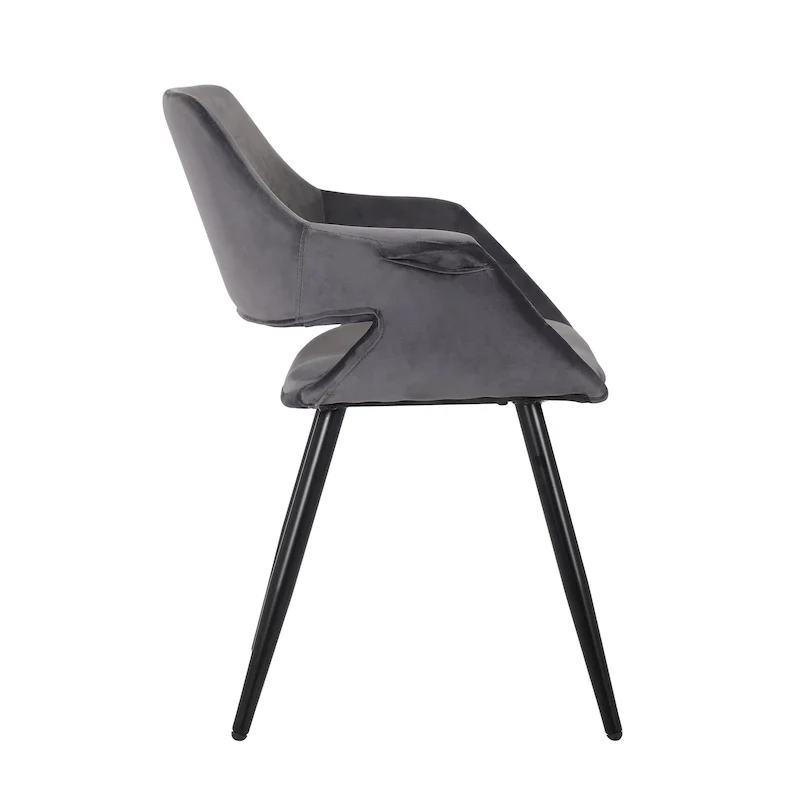 Velvet Mid-century Dining Chair