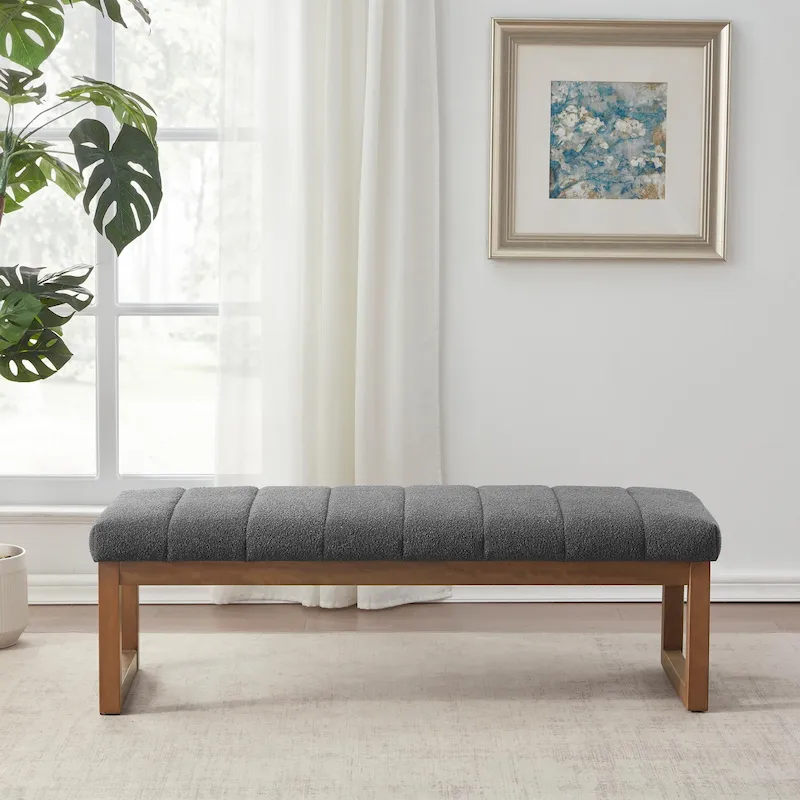 45 Entryway Upholstered Bench Shoe Rack Bench