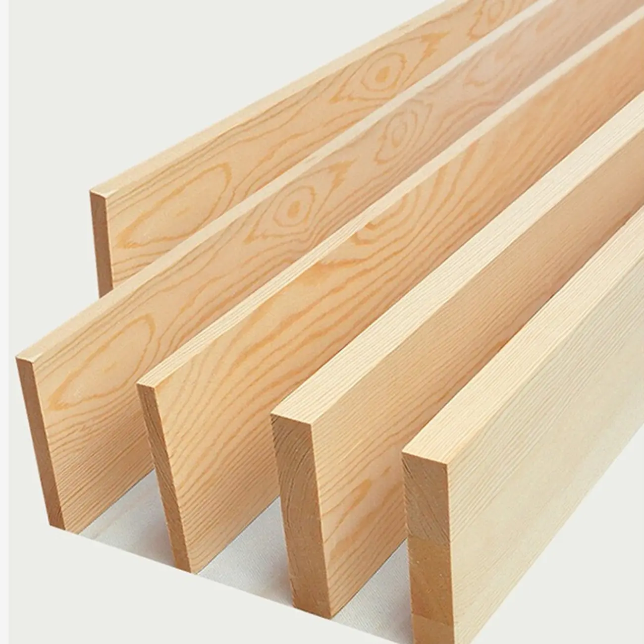 Square Solid Wood 2-Drawer Nightstand with Legs