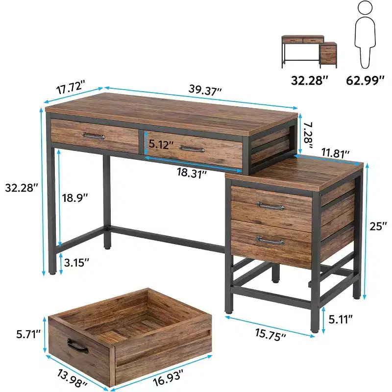 Tribesigns 51.18 Office Desk