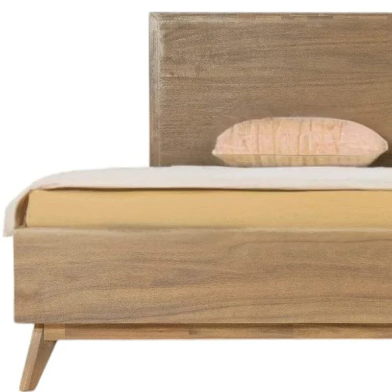 Natural Wood Queen Bed Frame