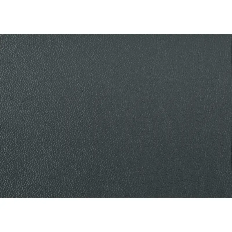 Roxine Dark Gray Top Grain Leather Love Seat