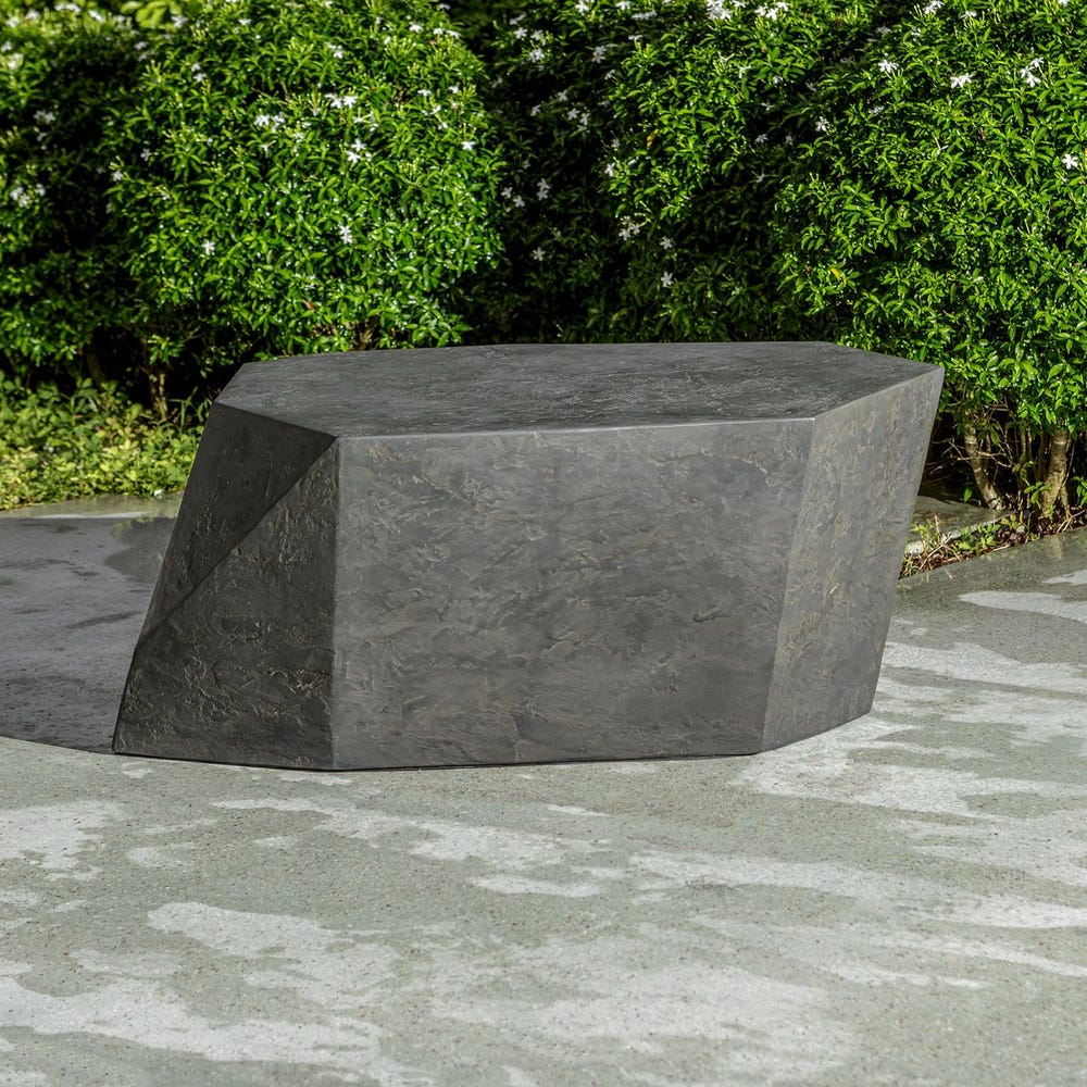 Parra Outdoor Coffee Table, Slate
