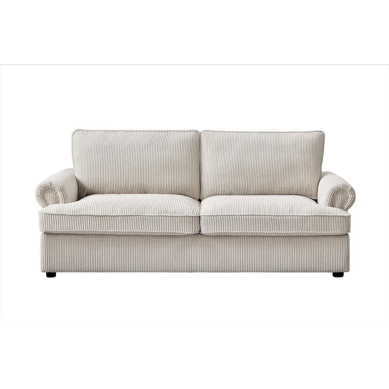 US Pride Furniture Viviana 76 inch Polyester Cushion Back Sofa Bed