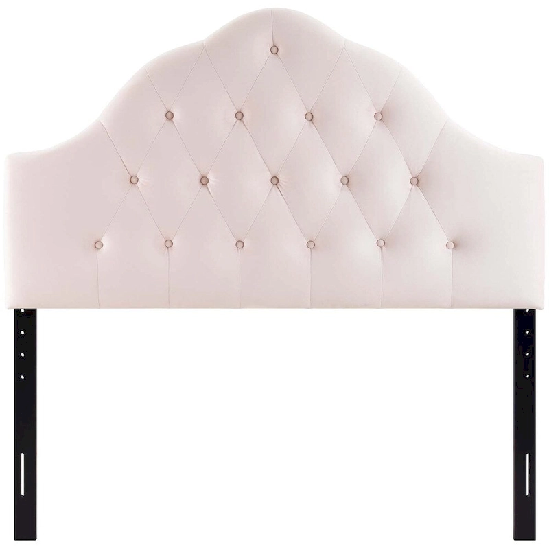 Carson Carrington Labbsand Twin Diamond Tufted Velvet Headboard