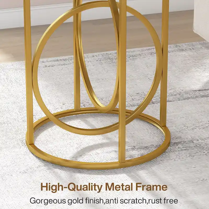 20-in Modern Round End Table