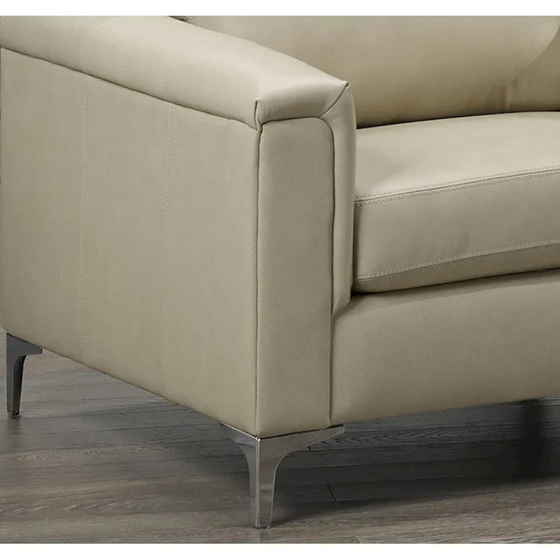 Lessa Modern Premium Top Grain Leather Sofa