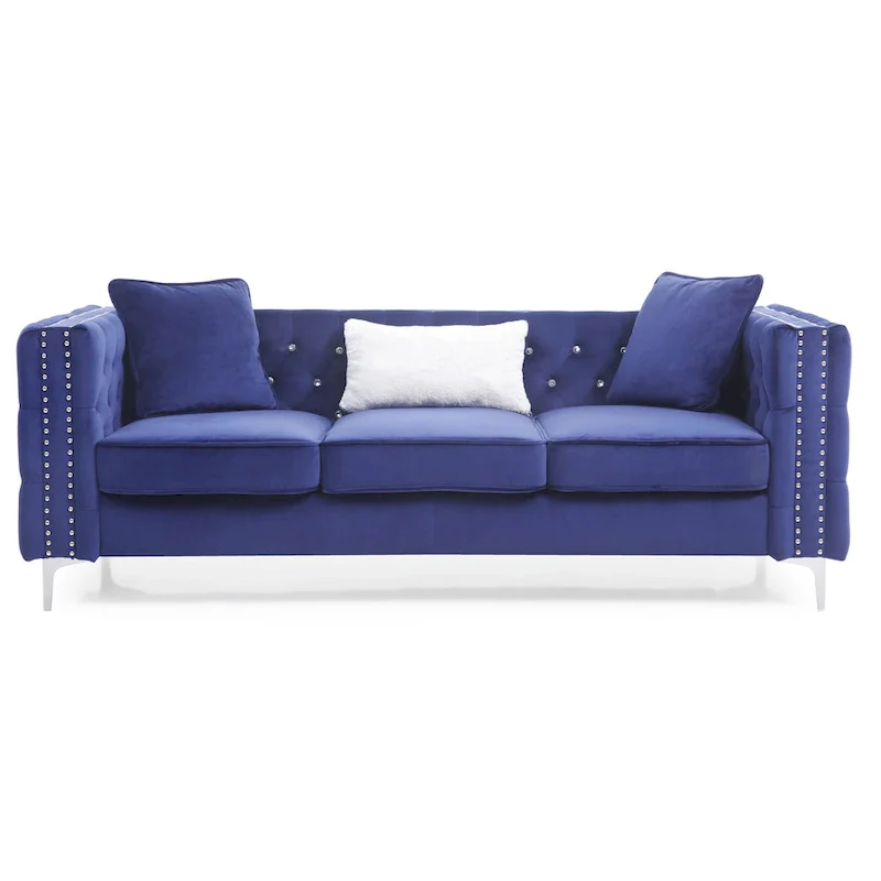 Paige Tufted Velvet Sofa