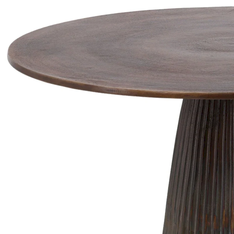 Abbey Aluminum Bistro Table, Bronze