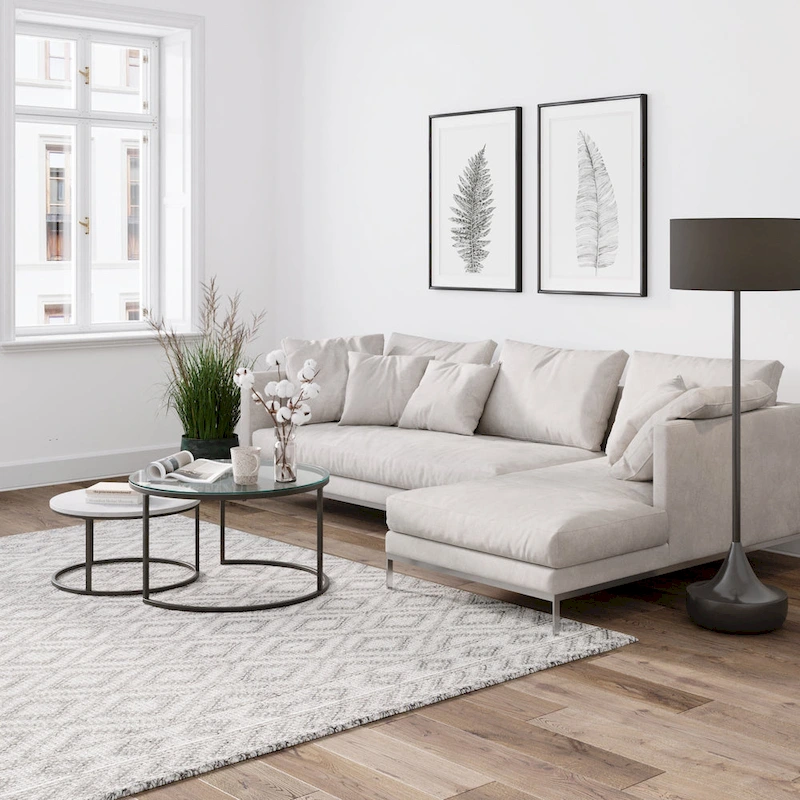 Nathan James Stella Round Nesting Coffee Table Set of 2