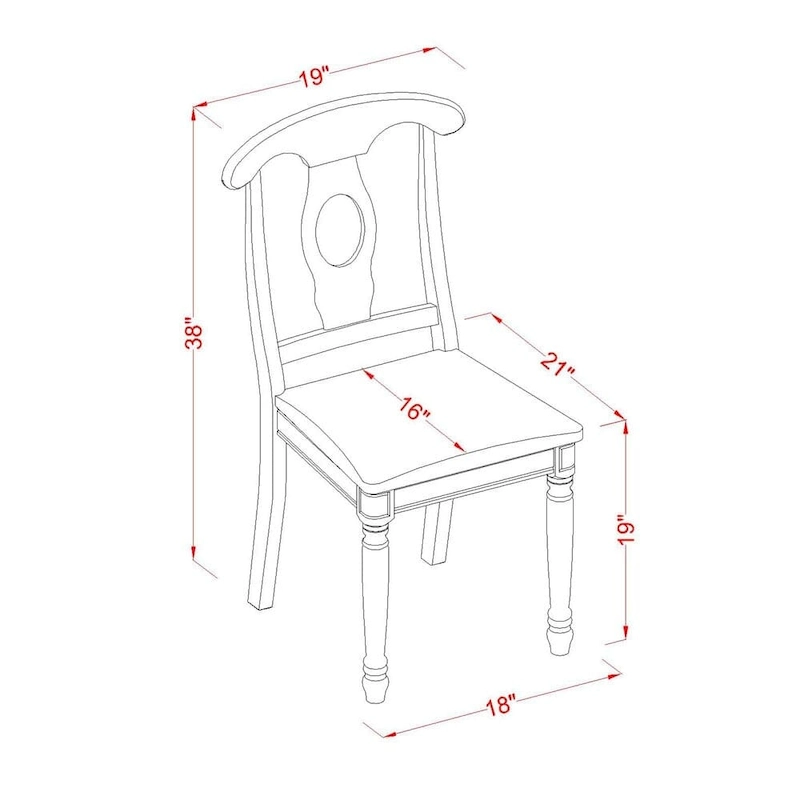 East West Furniture 5 Piece Dining Table Set- an Oval Kitchen Table and 4 Kitchen Dining Chairs, Saddle Brown (Seats Options)