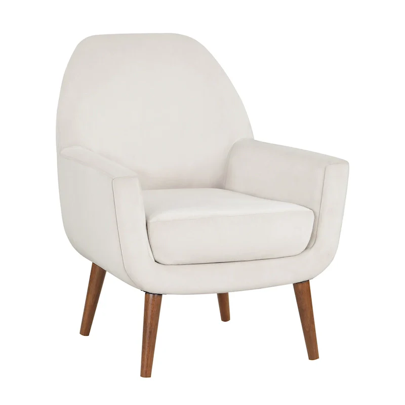 Adrian Mid-Century Velvet Arm Chair by Greyson Living