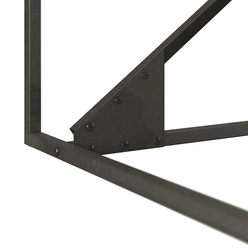 Bush Furniture Refinery 62W L Shaped Industrial Office Desk