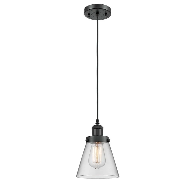 Innovations Lighting Small Cone 6  Wide Mini Pendant - Cord Hung