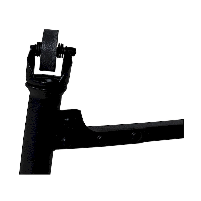 Conway 66-inch Industrial Wheeled Trestle Table - Mango Wood & Metal