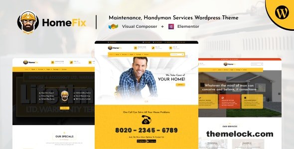 Home Fix v4.2 - Maintenance, Handyman Services Theme