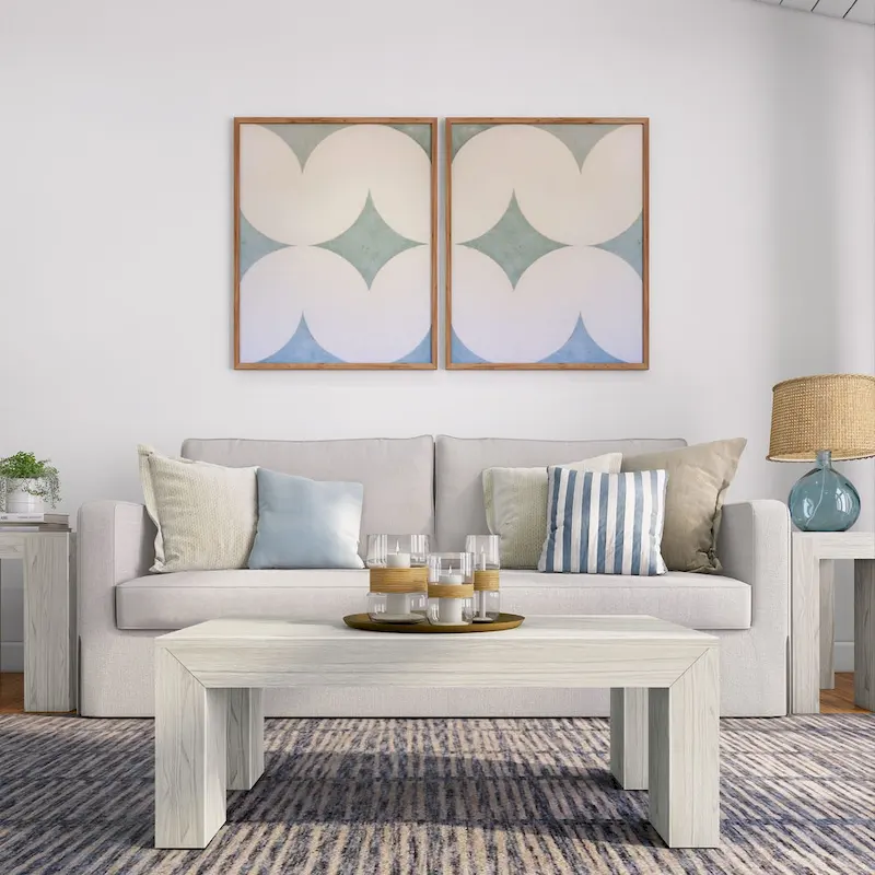 Plank and Beam Modern Rectangular Coffee Table - 40