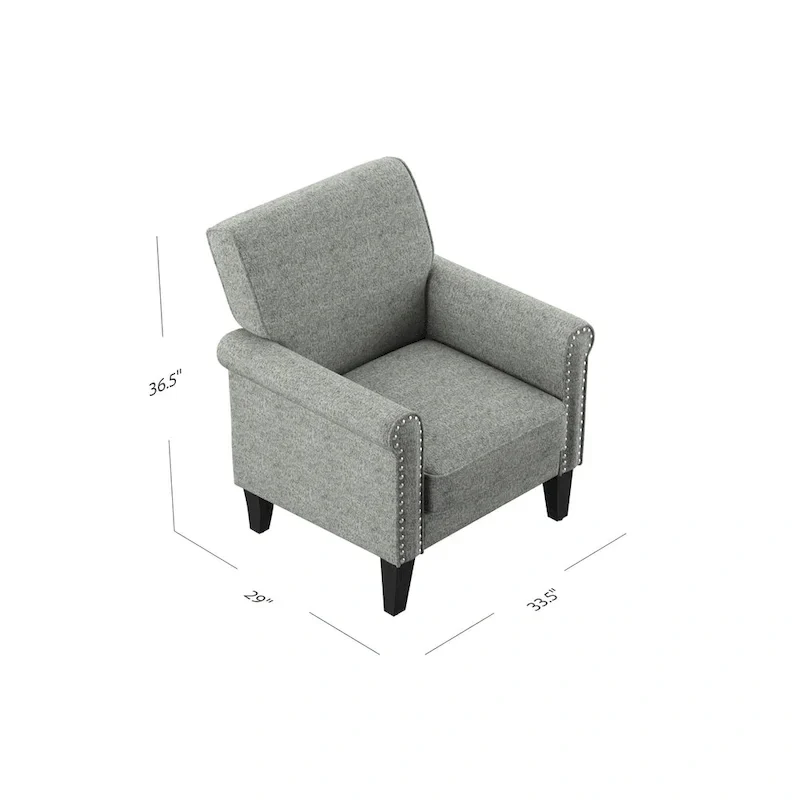 Copper Grove Herve Rolled Arm Chair