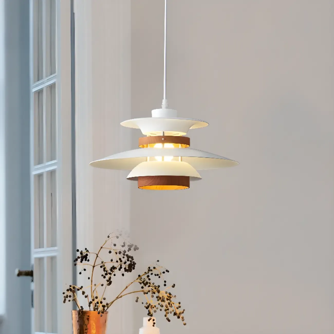 Modern Mini Tiered LED Pendant Light for Kitchen Island